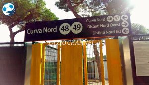 Ingresso Curva Nord stadio Olimpico